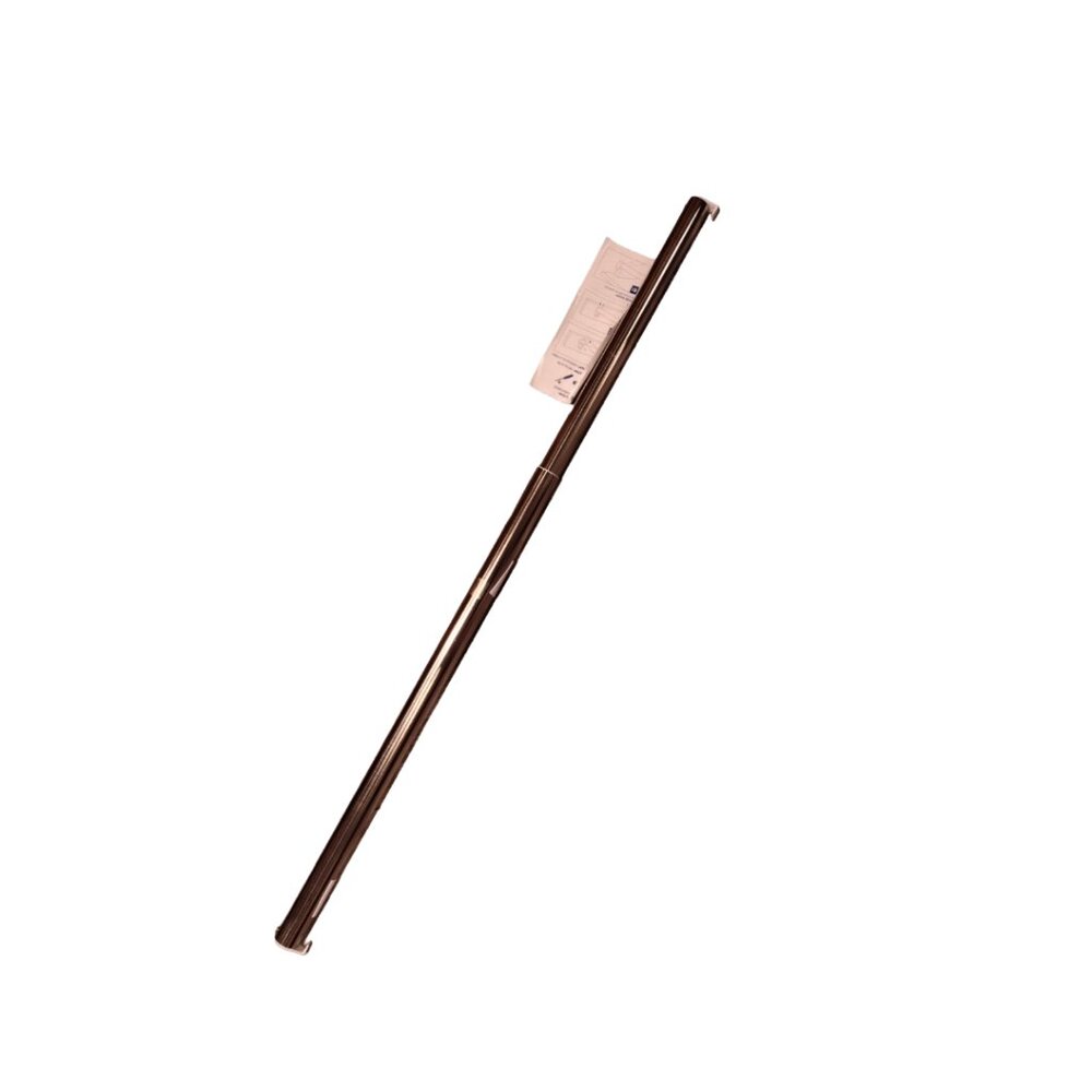 Adjustable 30- 40 inch Closet Rod Satin Nickel